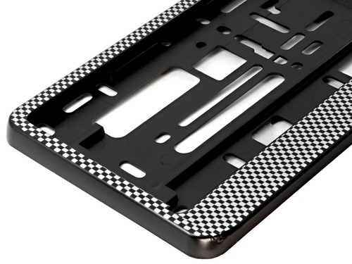 CARBON DESIGN Auto Nummernschild Einfassung Halter für jedes Auto LKW Van Anhänger - Bild 5 von 8