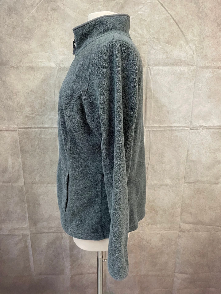 Made for Life Women’s Gray Full Zip Fleece Jacket Size L - Image 2 of 4