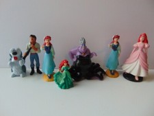 Little Mermaid 7 PVC Figure Lot Disney, Ursula, Ariel, Eric, 
