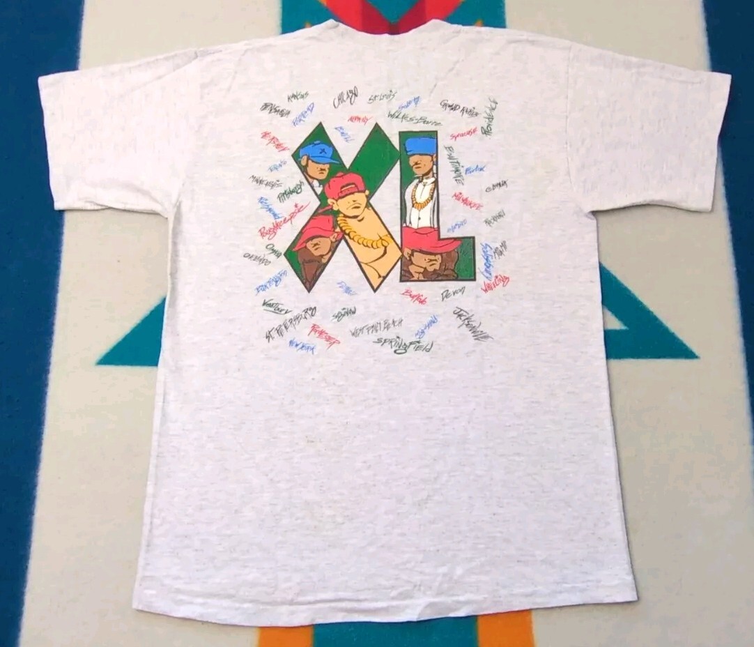 Vintage Marky Mark & The Funky Bunch Shirt 1991 USA XL Tour Single 