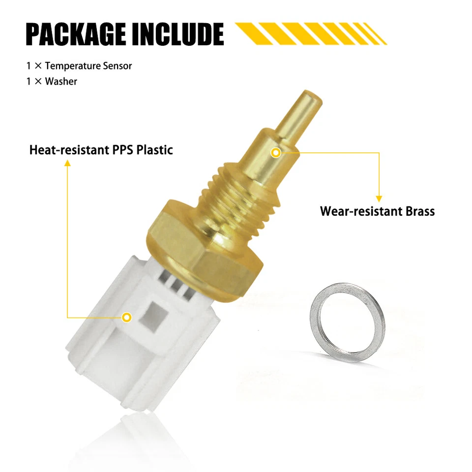 Sensor de temperatura de refrigerante transmisor de temperatura de enfriamiento 89422-06010 apto para RAV4 04-15 Toyota Foto 2 de 4
