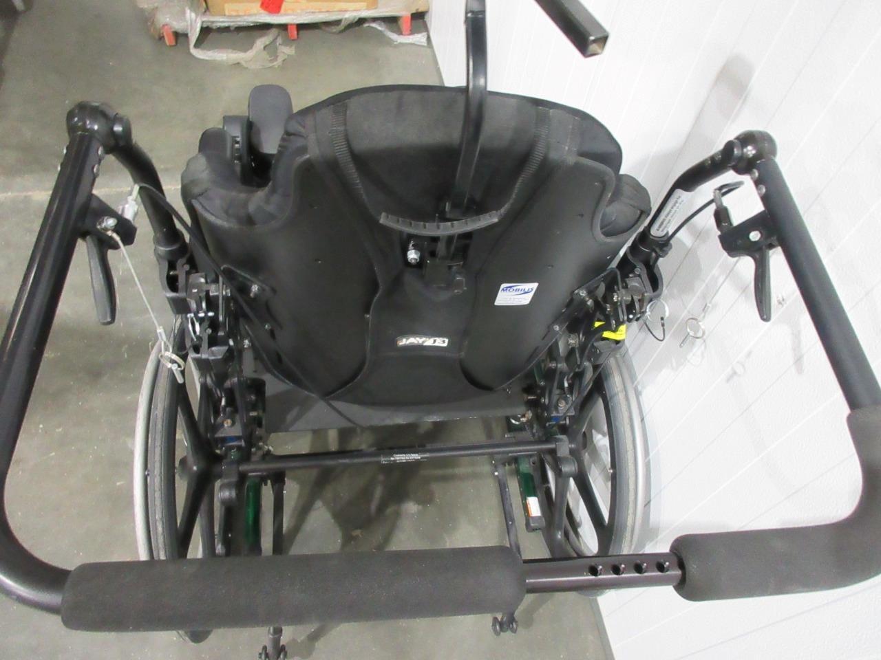 QUICKIE IRIS TILTINSPACE WHEELCHAIR ADJUSTABLE W/ JAY J3 BACK & XCORE