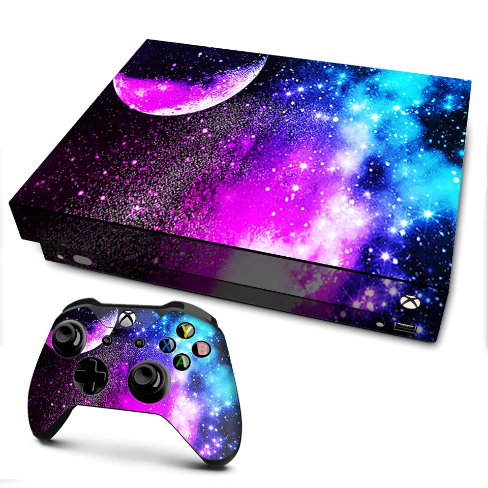 ITSASKIN Xbox One X Console Skins Decal Wrap ONLY Galaxy Fluorescent