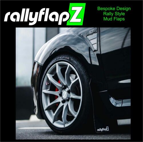 rallyflapZ | Mud Flaps FITS Ford Focus Mk2 Mk2.5 ST ST225 Black 4mm PVC*G RF-W - Picture 1 of 5