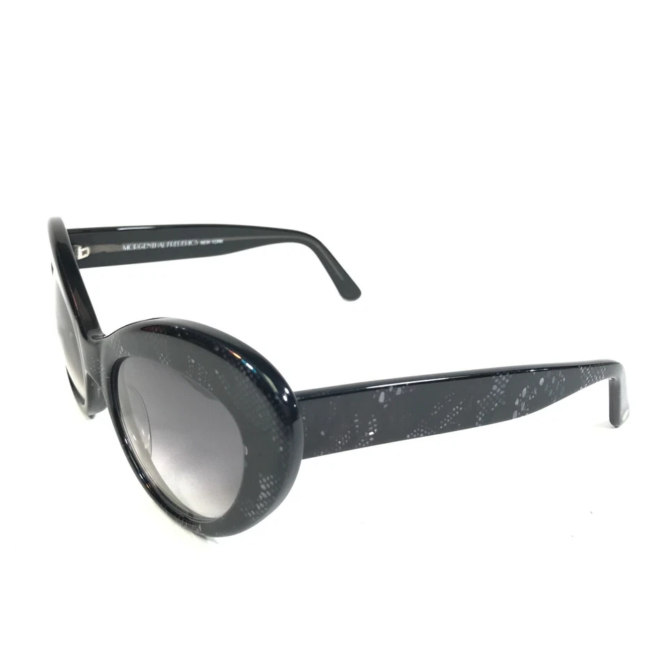 Gafas de sol Morgenthal Frederics FAY COL 274 negro azul ojo de gato con lentes grises Foto 4 de 4