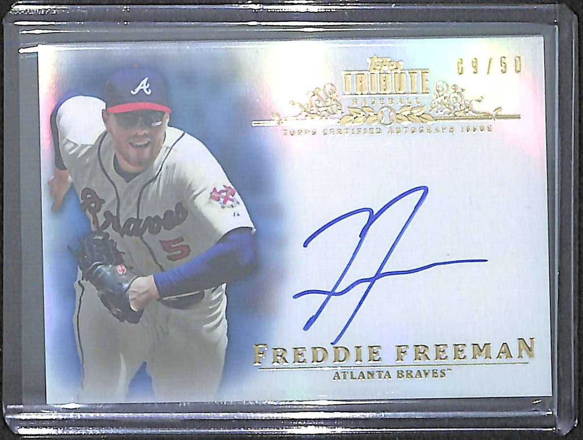 2013 Topps Tribute Baseball Blue Autograph #TA-FF Freddie