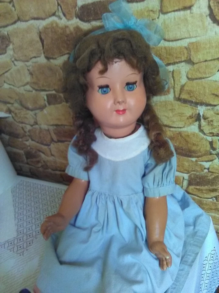 Ancienne poupée SGDG France N°62 Hauteur 64 cm - Photo 3/4