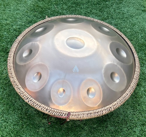 Tetra Handpan Drum D Kurd GOLD 10 Notes 440Hz 22' Stainless Steel Beginners Gift - Picture 4 of 8