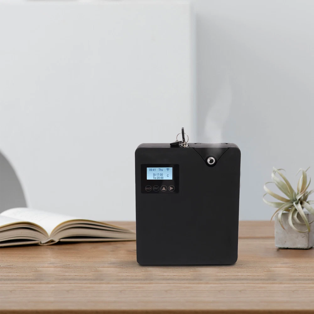 Smart WiFi Air Purifier with Waterless Essential Oil Diffuser & Remote Control  
