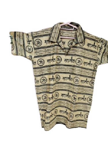 OM BOHEMIAN COTTON KURTA UNISEX HANDICRAFTED INDIA FESTIVAL FASHION HIPPIE VIBE