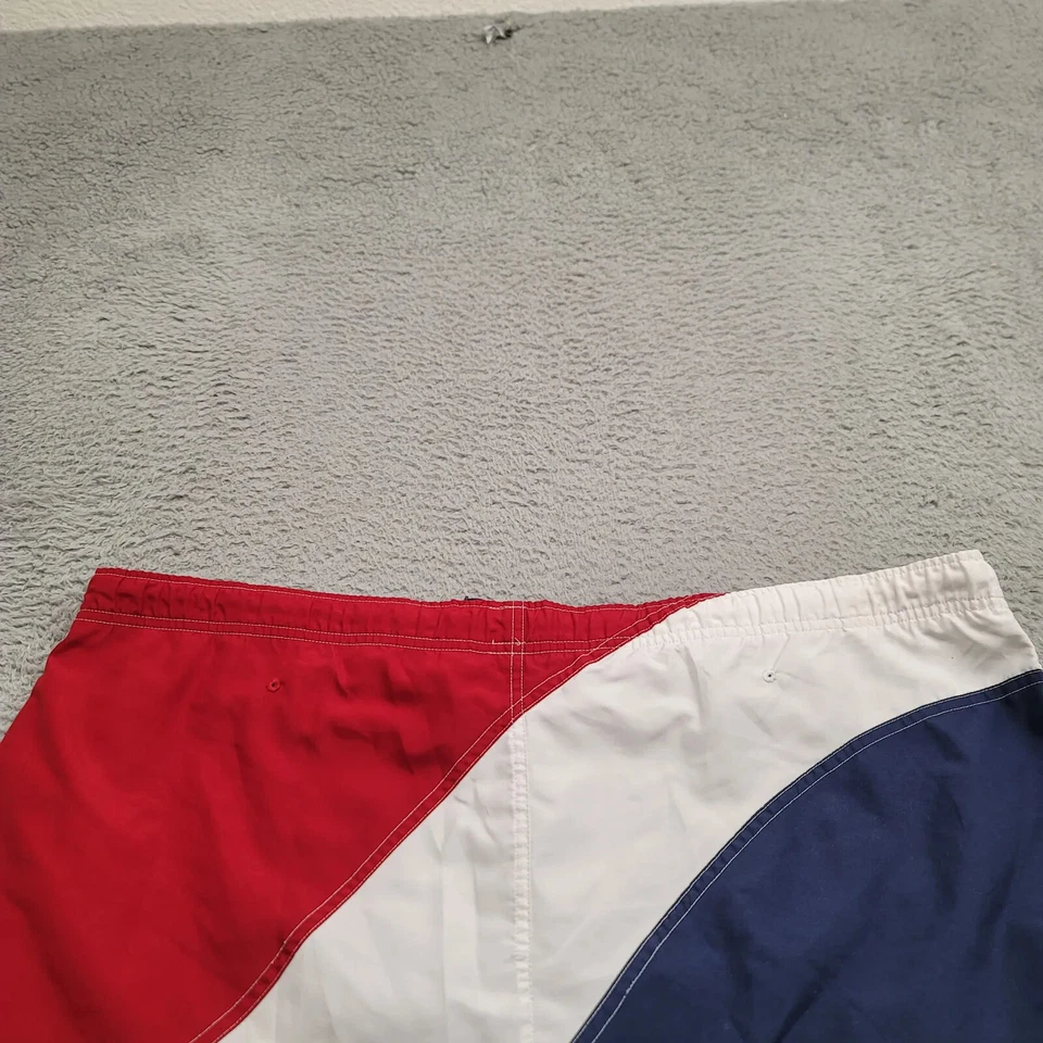 Pantalones Cortos Beach Rays Para Hombre XL Rojo Blanco Azul EE. UU. América Forrados Natación Bandera Cordón Foto 4 de 4
