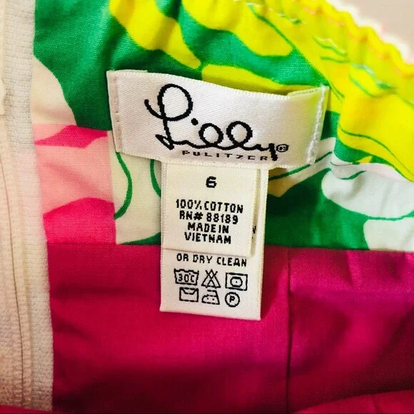 Lilly Pulitzer white label Patchwork Halter Dress… - image 5