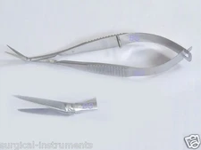 SS GILLS WELSH VANNAS Scissors Angled Blades 9 or 11mm Pointed Tip Eye Surgery 