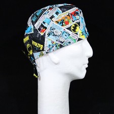 Retro Batman All Over Theme Scrub Hat