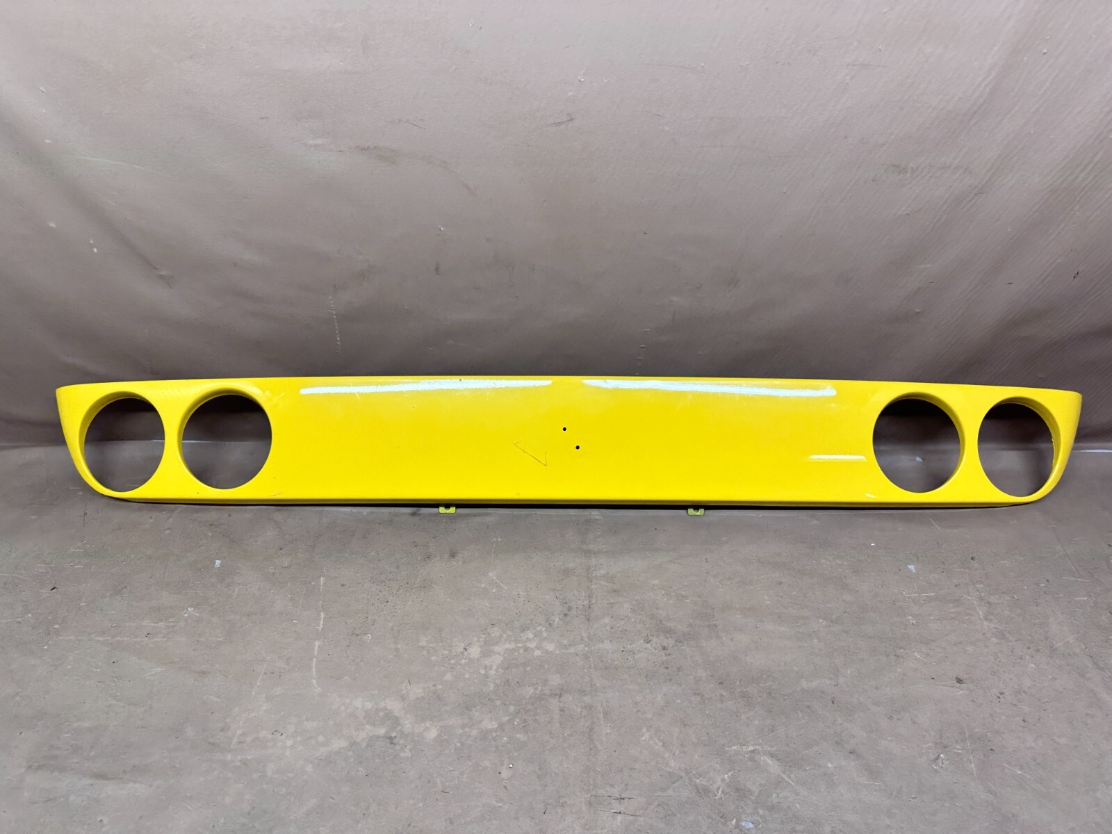 1999 FERRARI F355 F129 REAR TAIL LIGHT BEZEL COVER PANEL TRIM STEEL YELLOW OEM