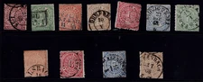 German Confederation SC# 1 - 11 Used - S31587