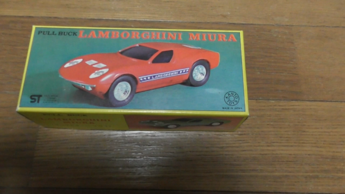 ロホリカンタ　ヴィンテージ Rare Vintage KANTO TOYS Miura Style Pullback Car Yellow Japan Die