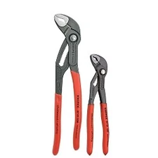 Grip On KNP003120V01 Knipex Chrome Vanadium Hightech Cobra Water Pump Plier Set 