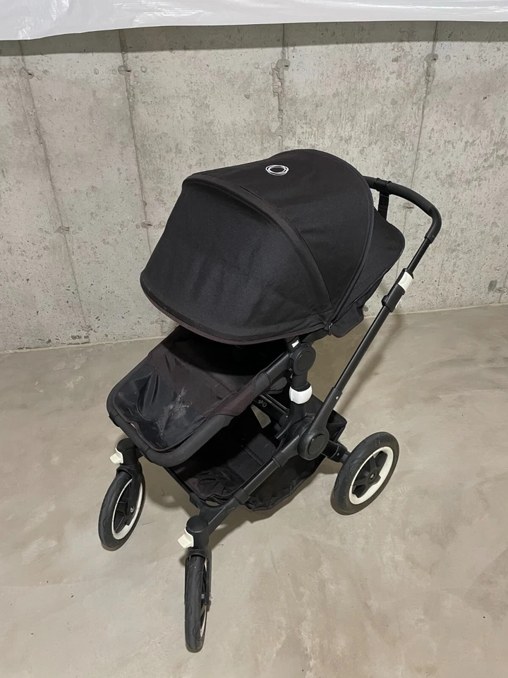 Cochecito completo Bugaboo Bufallo todo negro Foto 3 de 4