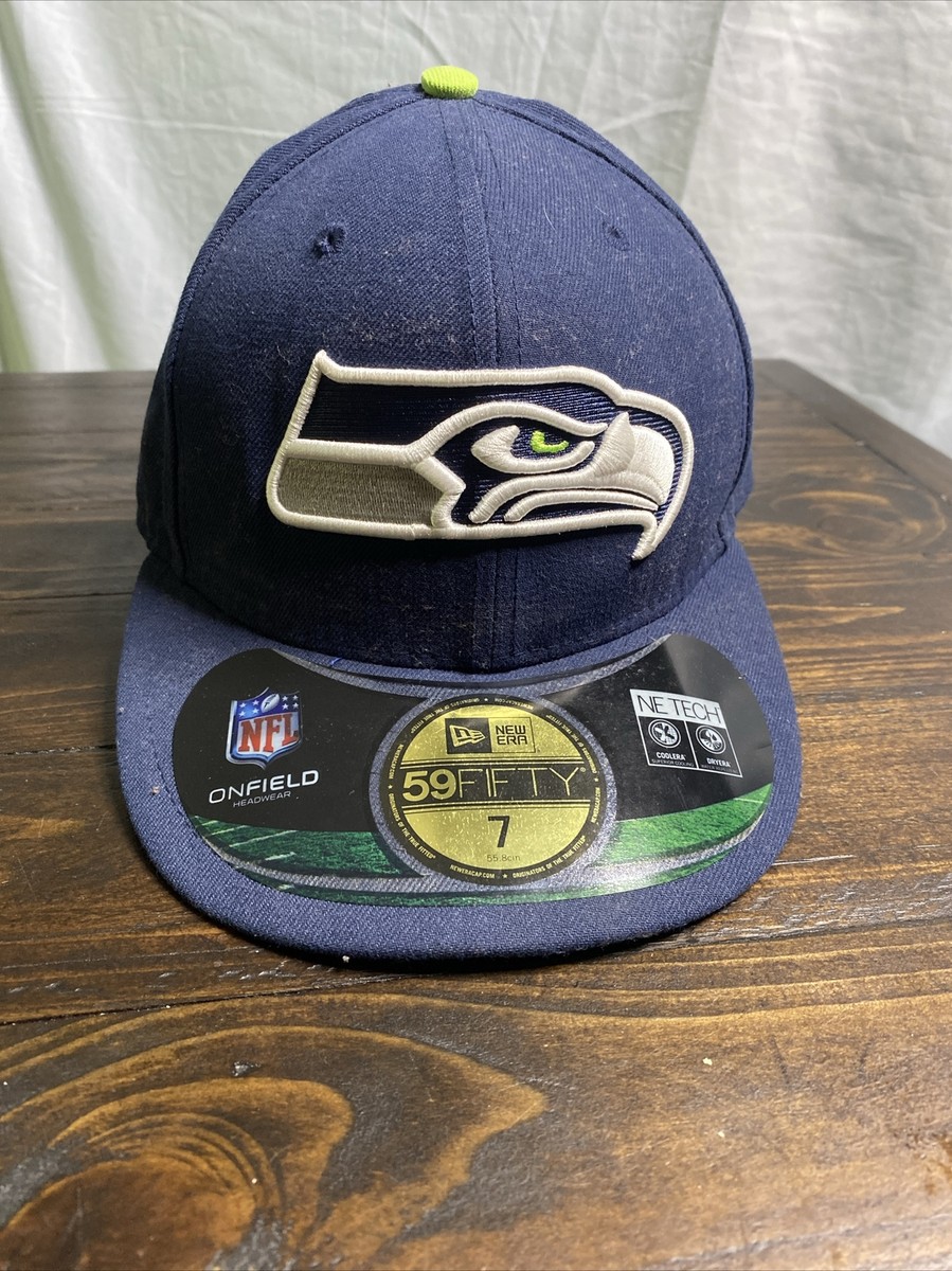 Seattle Seahawks New Era 59Fifty Hat Club Exclusive Fitted Hat Side Patch