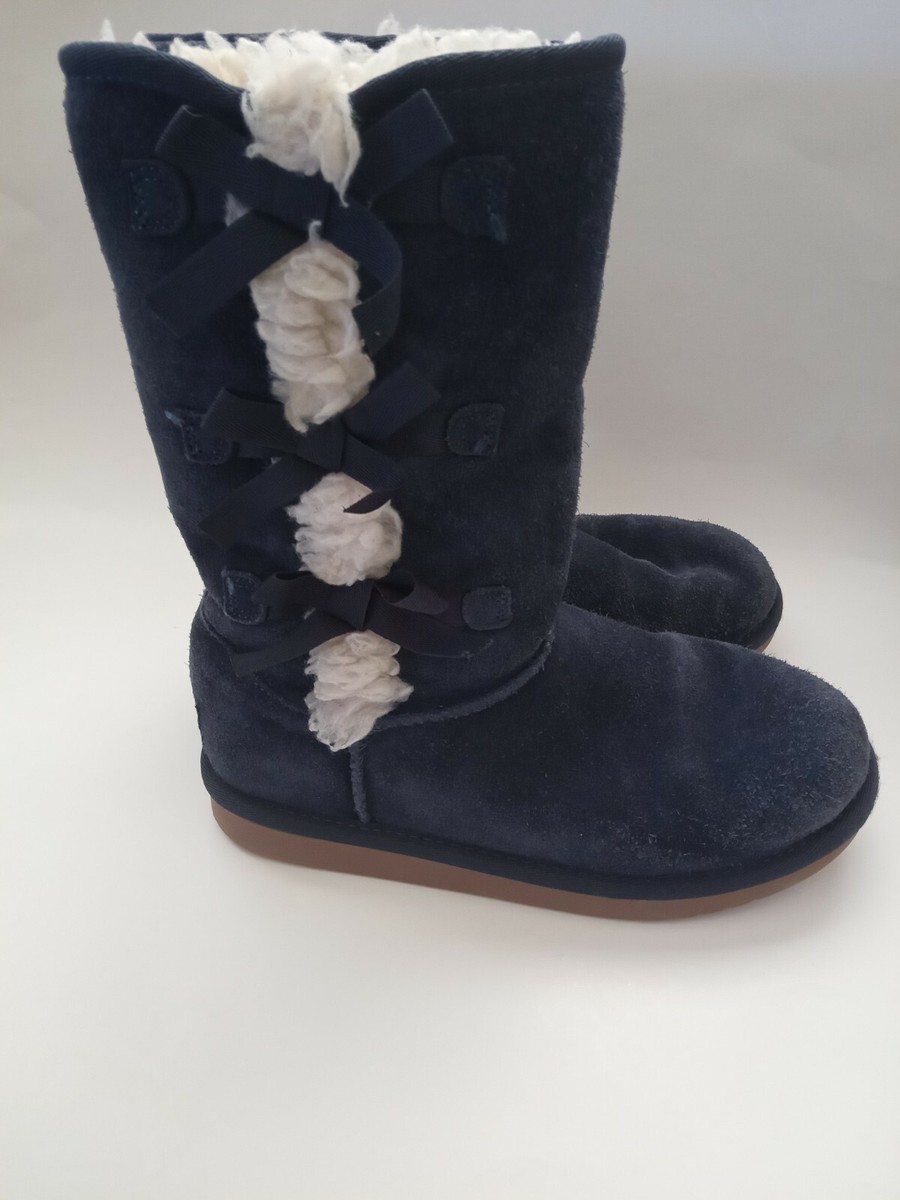 KOOLABURRA by UGG Suede Women's Blue Boots Size 941)