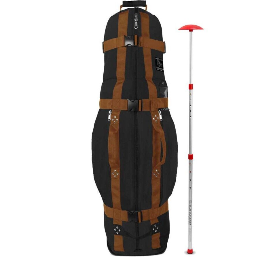 Club Glove Last Bag Large Pro Golf Bag Travel Cover with Stiff Arm Black Copper eBay