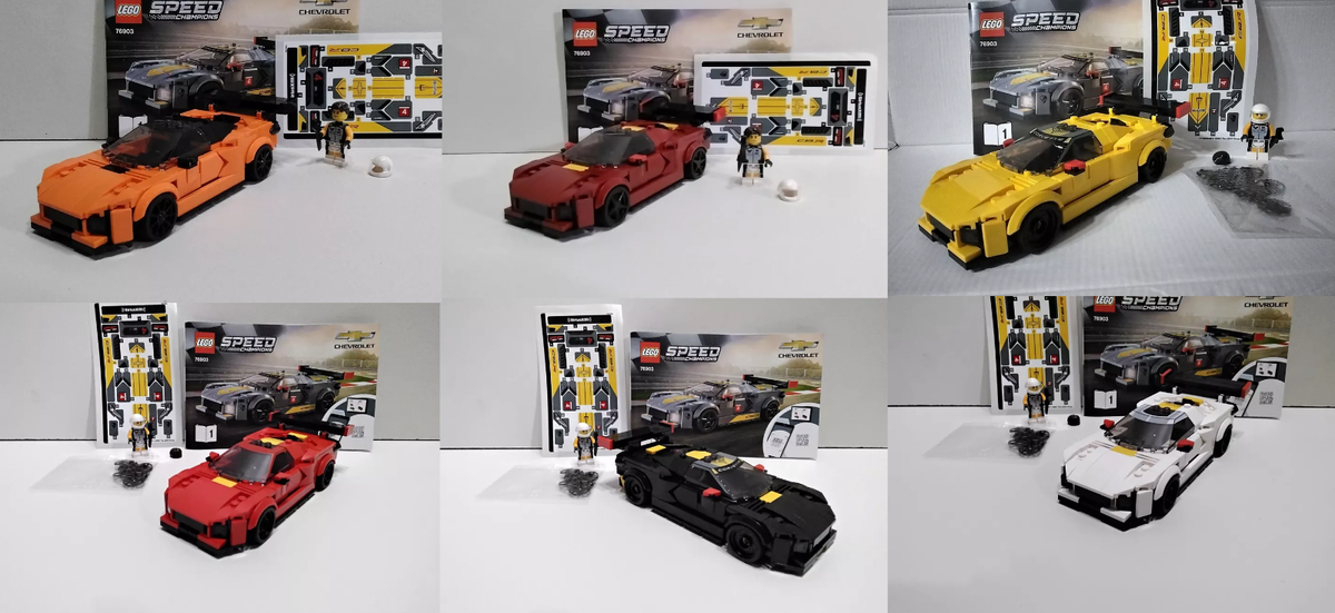 LEGO 76903 Speed Champions Chevrolet Corvette C8.R Race Car +