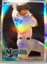 2010 Topps Chrome  Refractor Baseball Card Of Dan Uggla #163