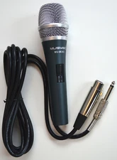 Pro DJ Studio Karaoke Handheld Wired Vocal Dynamic Microphone & Cable MU-M382