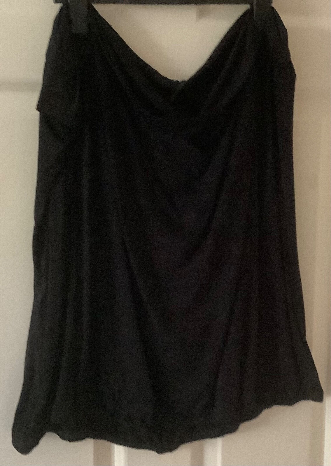 HOLIDAY SHOP (MATALAN) Black boob tube top size XXL - Built in Bra