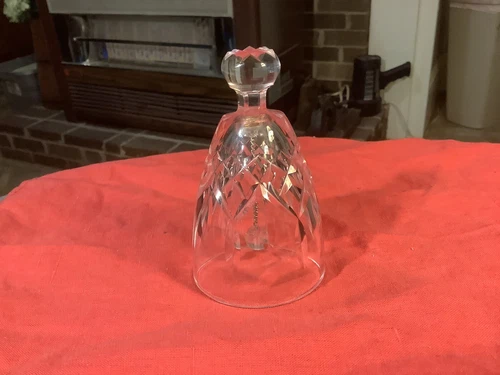 Vintage Waterford Crystal Lismore 4” Dinner Bell  Signed