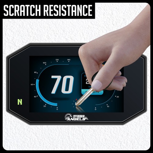 HARLEY DAVIDSON LIVE WIRE (2020-) NANO GLASS Dashboard Screen Protector - Picture 4 of 8