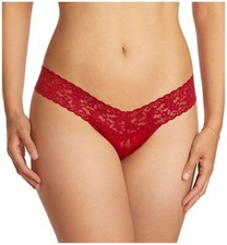Hanky Panky 265331 Women's Signature Lace Low Rise Thong Underwear Size OS