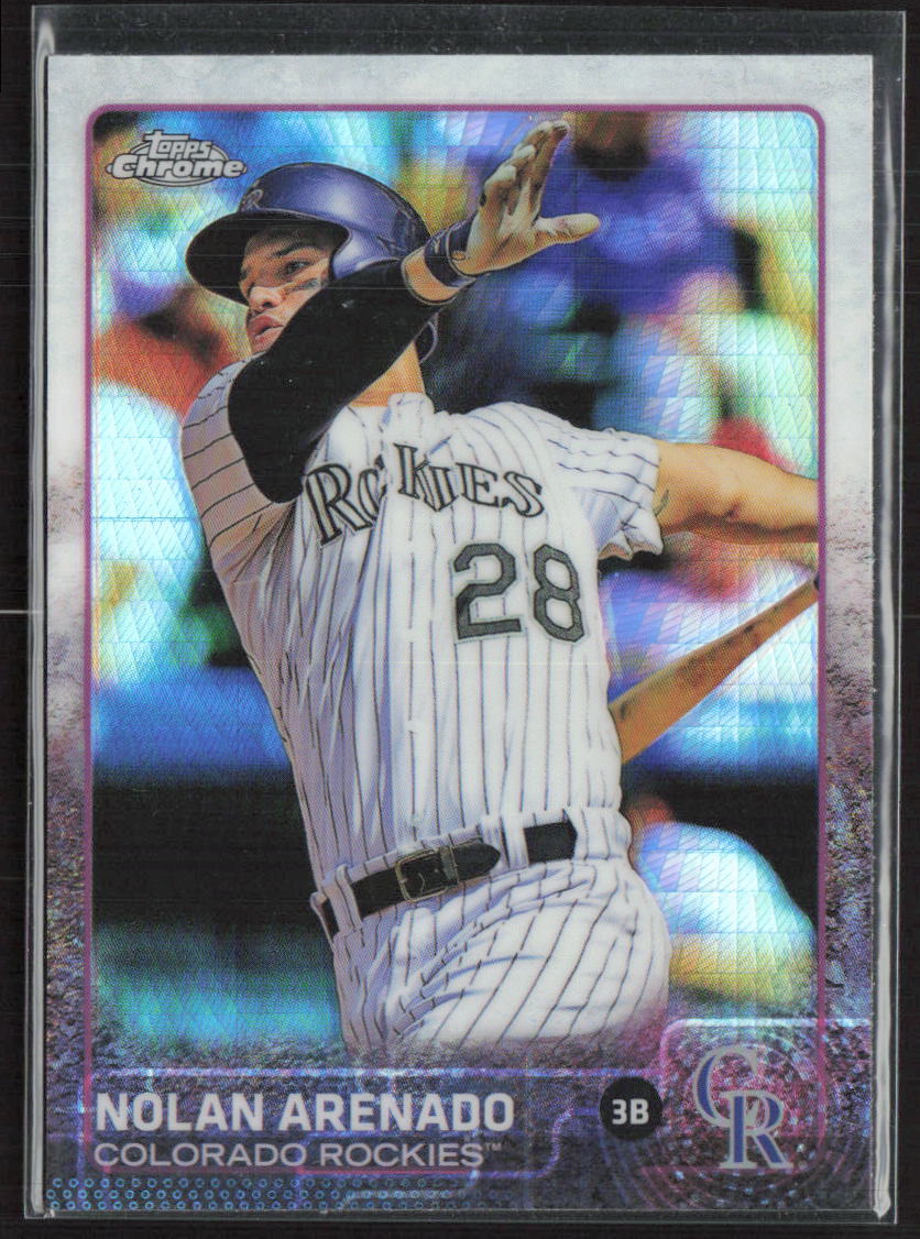 2015 Topps Chrome #66 Nolan Arenado Prism Refractor