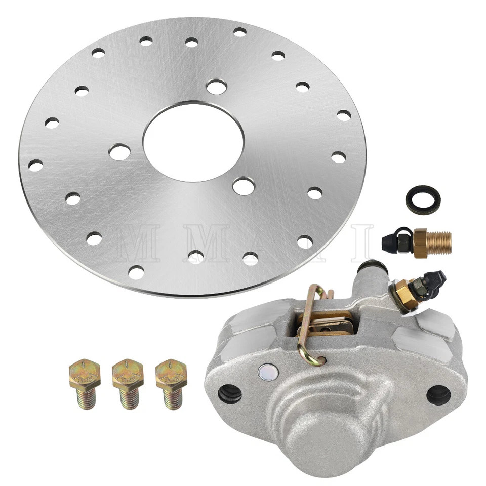 Rotor de disco de freio traseiro e pinça com kit de parafusos para Polaris Trail Boss 330 2003-2004 - Imagem 2 de 4