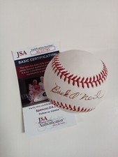 Buck O'Neil Signed Rawlings American League Baseball JSA -1 #