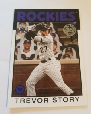 Topps 2021 Series 1 - Trevor Story - Colorado Rockies - Topps 1986 Insert