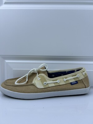 Vans Chauffette Women s Shoes Size 8.5 Tan Brown Otw Surfers Ultracush Pre-owned