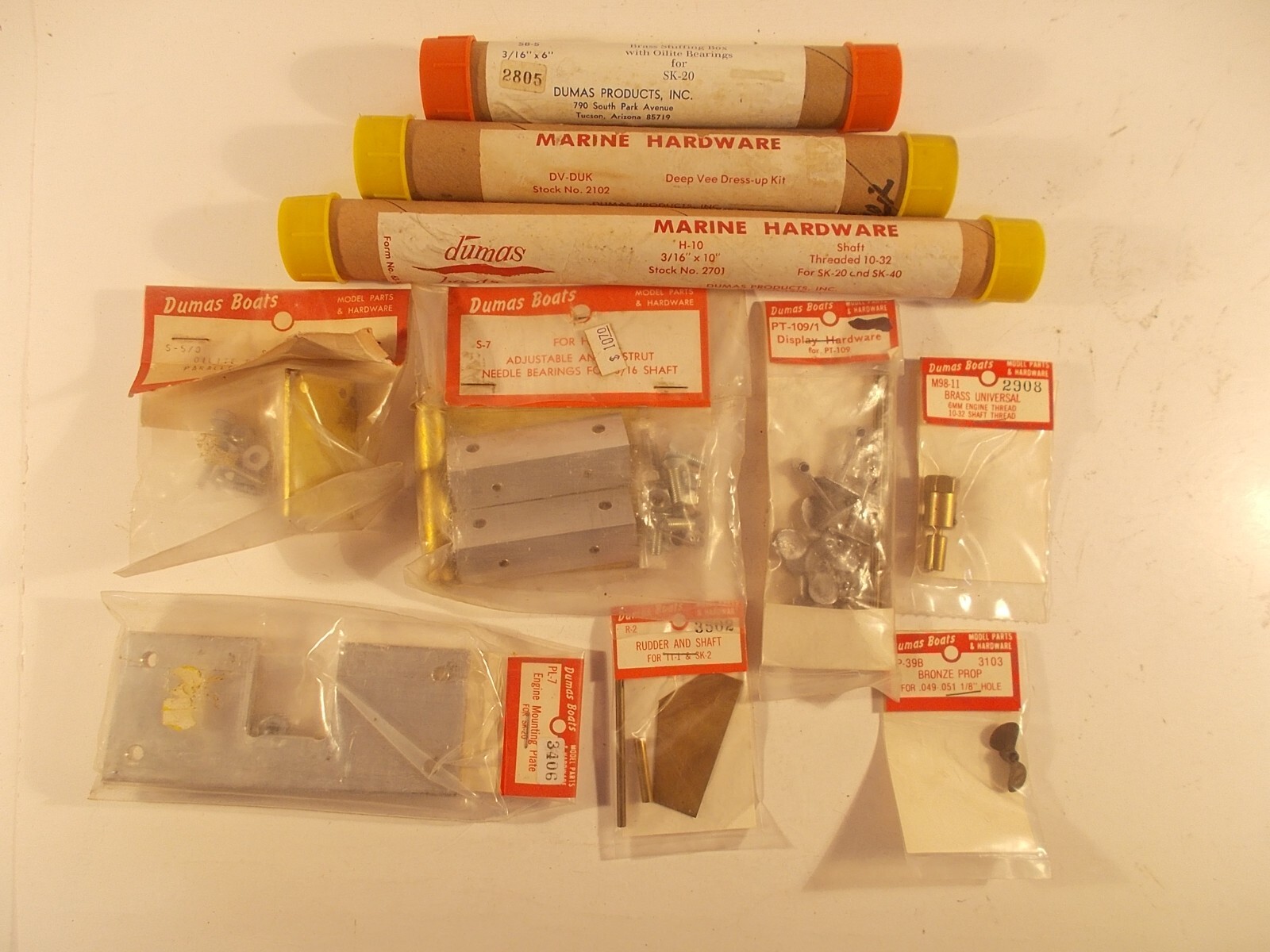 Dumas Model Boat Parts Lot of All 10 All Different NIP eBay