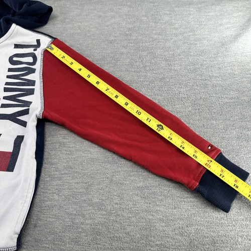 TOMMY HILFIGER- Youth Boys Lawrence Colorblocked Full-Zip Logo Hoodie Small 8-10 - Picture 6 of 9