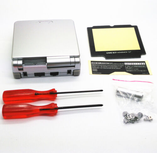 New Silver Shell Housing For Nintendo Gameboy Advance SP GBA SP Console - Picture 2 of 4