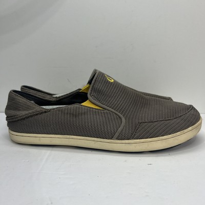 OluKai Nohea Mesh Slip-On Shoes Grey (10188-4242) Men display picture 1