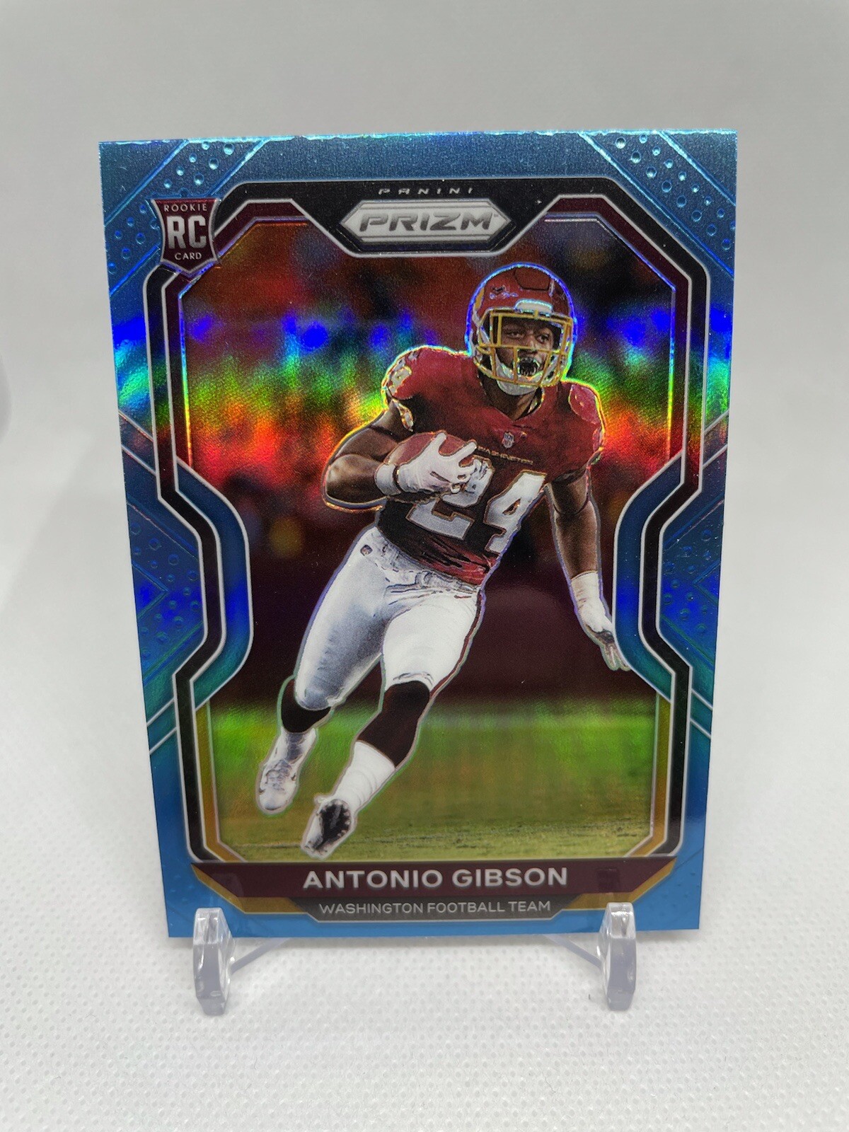 2020 Panini Prizm Antonio Gibson Light Blue Prizm RC Washington Redskins #384