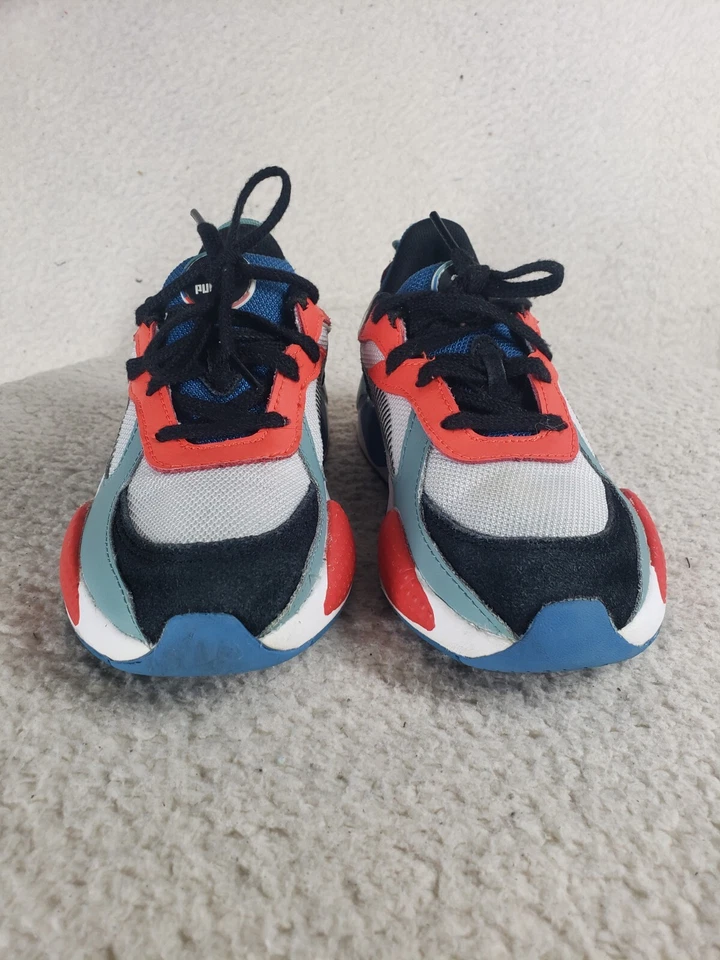 Zapatillas deportivas Puma RS-X Running System para niño 1.5C azul colorblock tela Foto 2 de 4