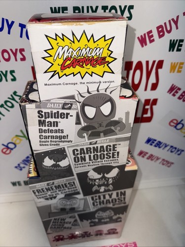 Spider-Man Maximum Carnage Marvel Mini Muggs Set NYCC EXCLUSIVE 2011 New 🔥 - Picture 8 of 12