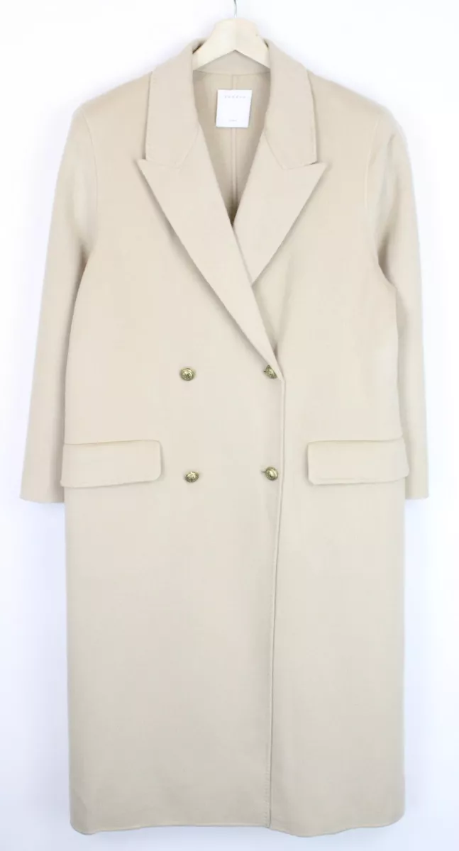Sandro cheap beige coat