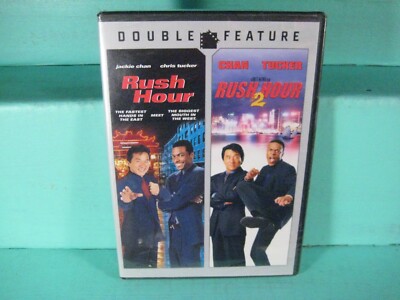 Rush Hour & Rush Hour 2 Double Feature Jackie Chan Buddy Cop Movie DVD New