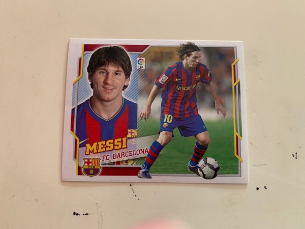PANINI. LIGA ESTE 2010-11 MESSI NÚMERO 16. FC. BARCELONA.CROMO FÚTBOL.