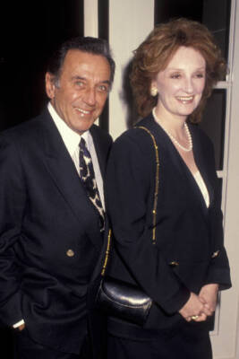 Norm Crosby wife Joan Crosby at the party for Buddy Ebsen on - 1992 Old Photo