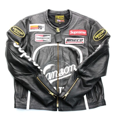 Supreme Vanson Leather Star Jacket Size Meduim 100 Supreme Vanson Leather Star Jacket Size Meduim 100